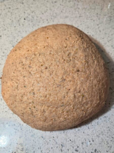a ball of dough